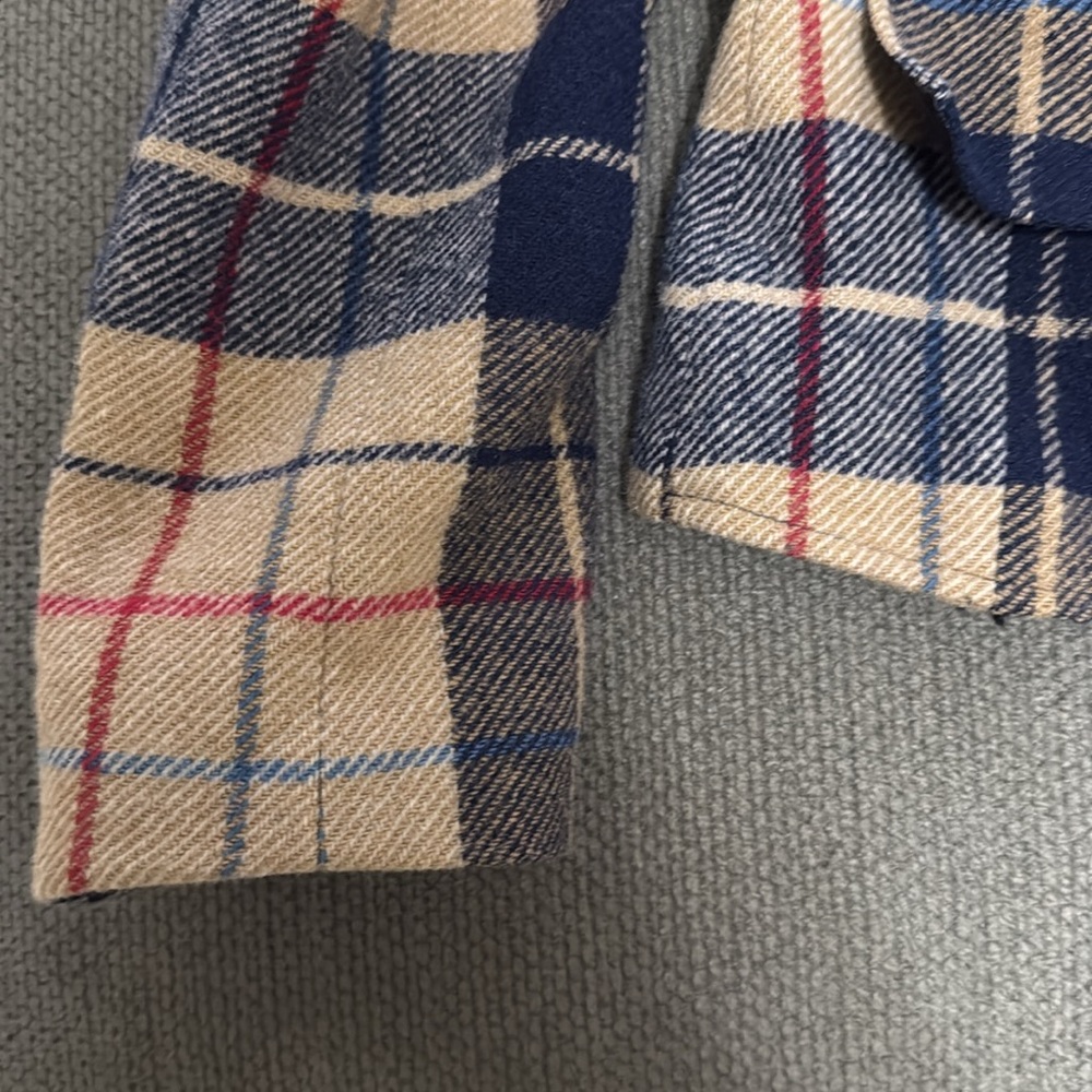 Pendleton Women's Plaid Jacket - Beige And Navy - image 4